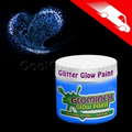 Glominex Glitter Glow Paint 4 Oz. Blue Jars